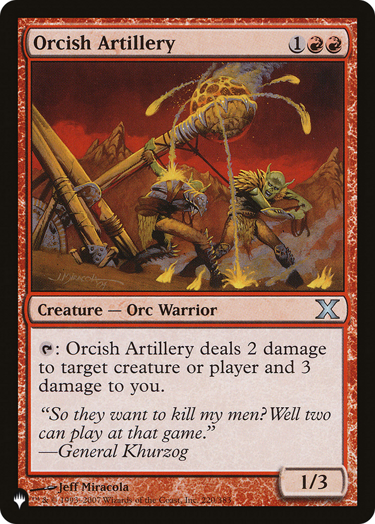 Orcish Artillery [The List] | Webway Games