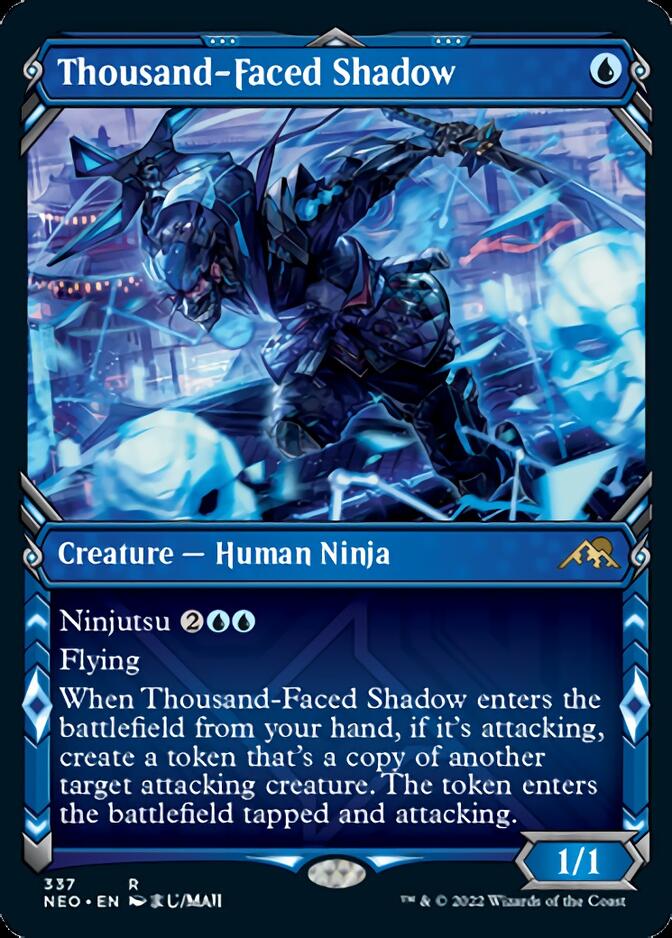 Thousand-Faced Shadow (Showcase Ninja) [Kamigawa: Neon Dynasty] | Webway Games