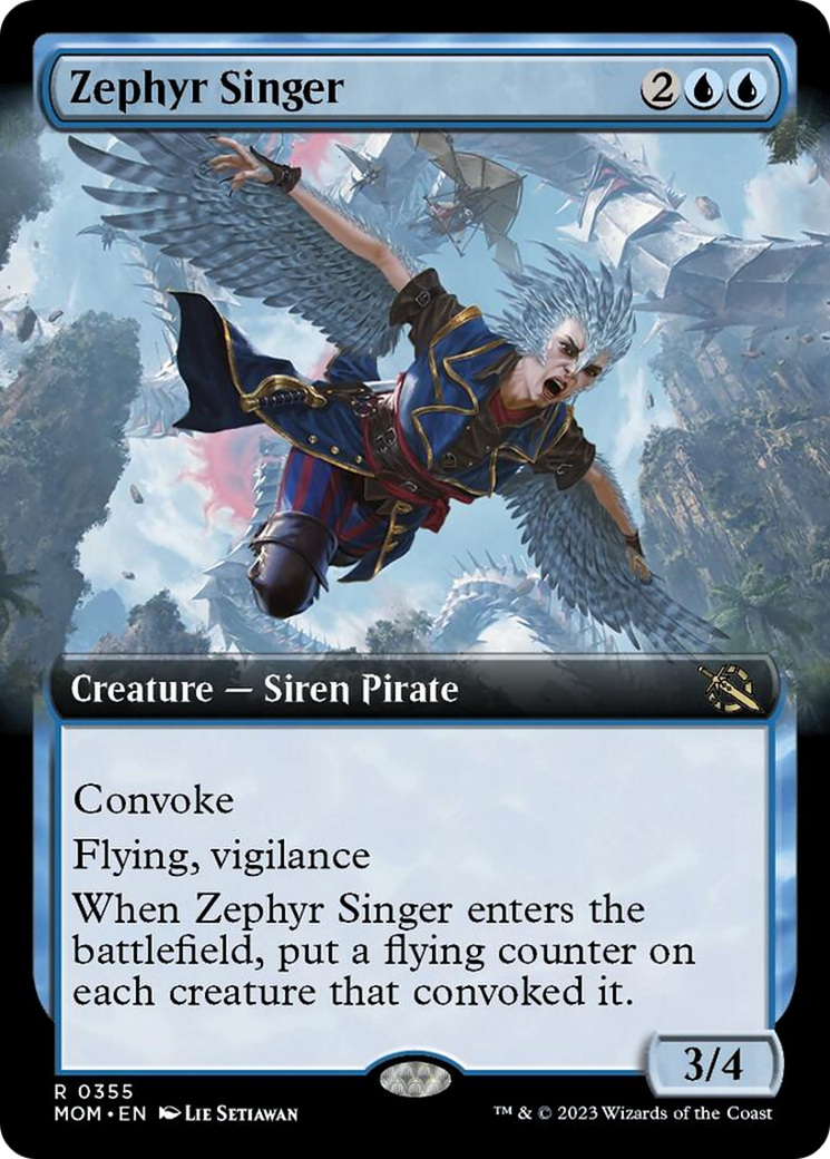 Zephyr Singer (Extended Art) [March of the Machine] | Webway Games