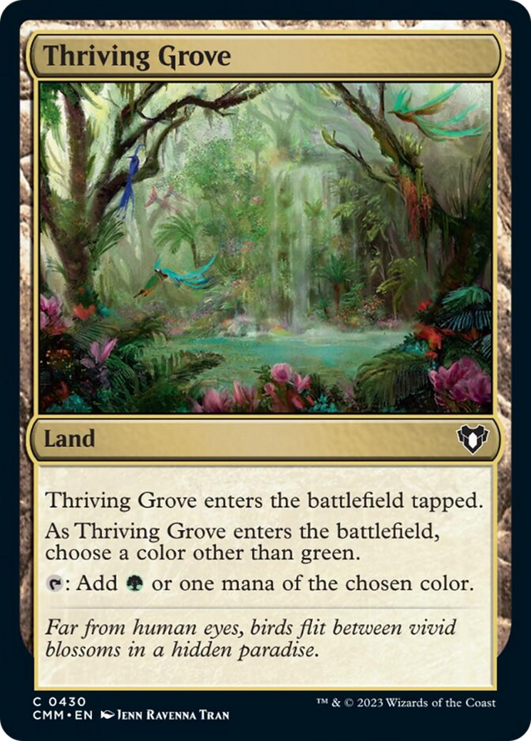 Thriving Grove [Commander Masters] | Webway Games