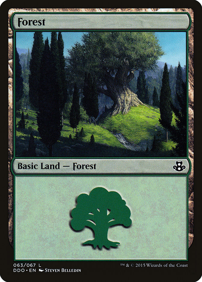 Forest (63) [Duel Decks: Elspeth vs. Kiora] | Webway Games