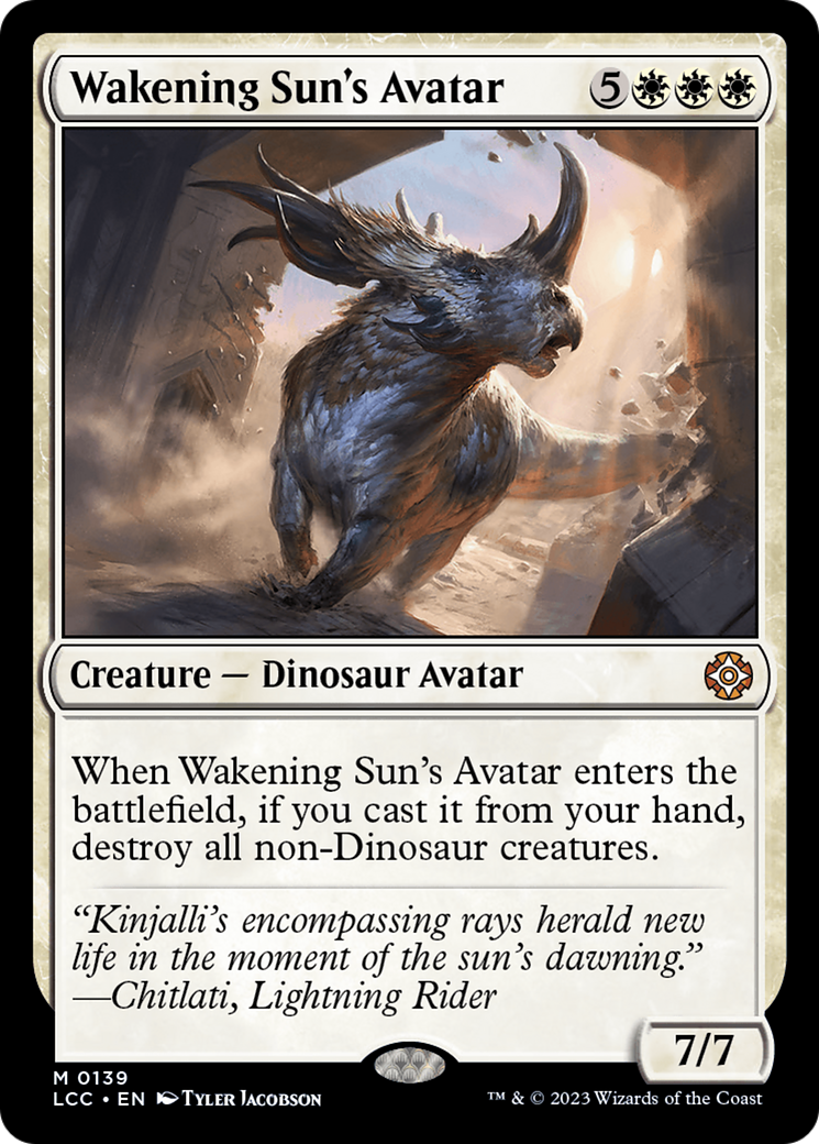 Wakening Sun's Avatar [The Lost Caverns of Ixalan Commander] | Webway Games