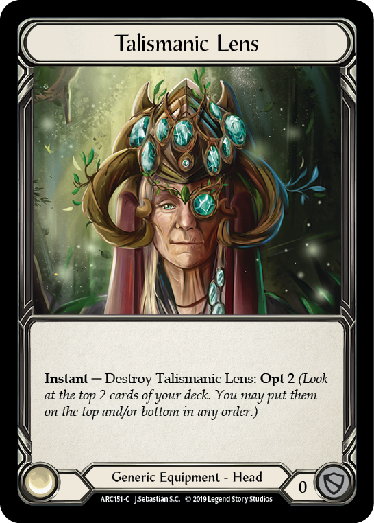 Talismanic Lens [ARC151-C] (Arcane Rising)  1st Edition Normal | Webway Games