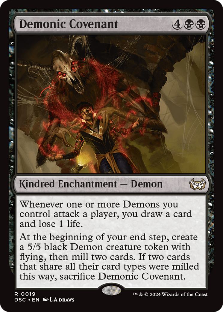Demonic Covenant [Duskmourn: House of Horror Commander] | Webway Games