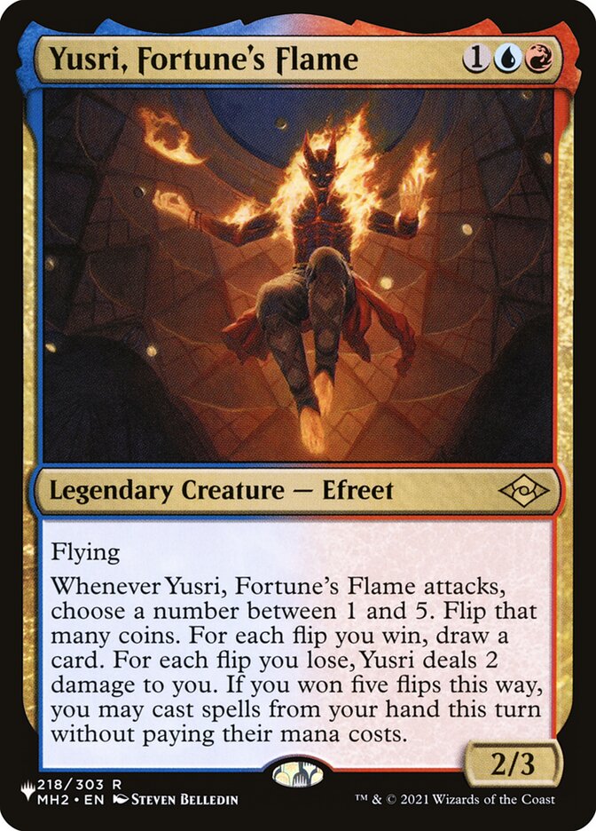 Yusri, Fortune's Flame [Secret Lair: Heads I Win, Tails You Lose] | Webway Games
