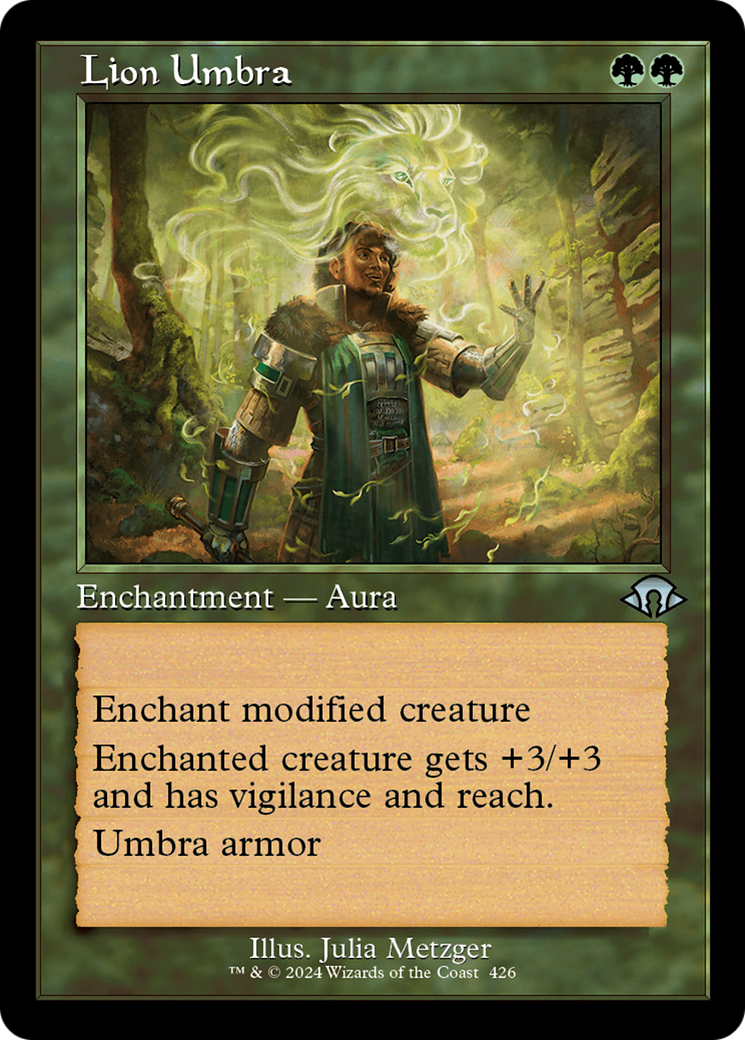 Lion Umbra (Retro Frame) [Modern Horizons 3] | Webway Games