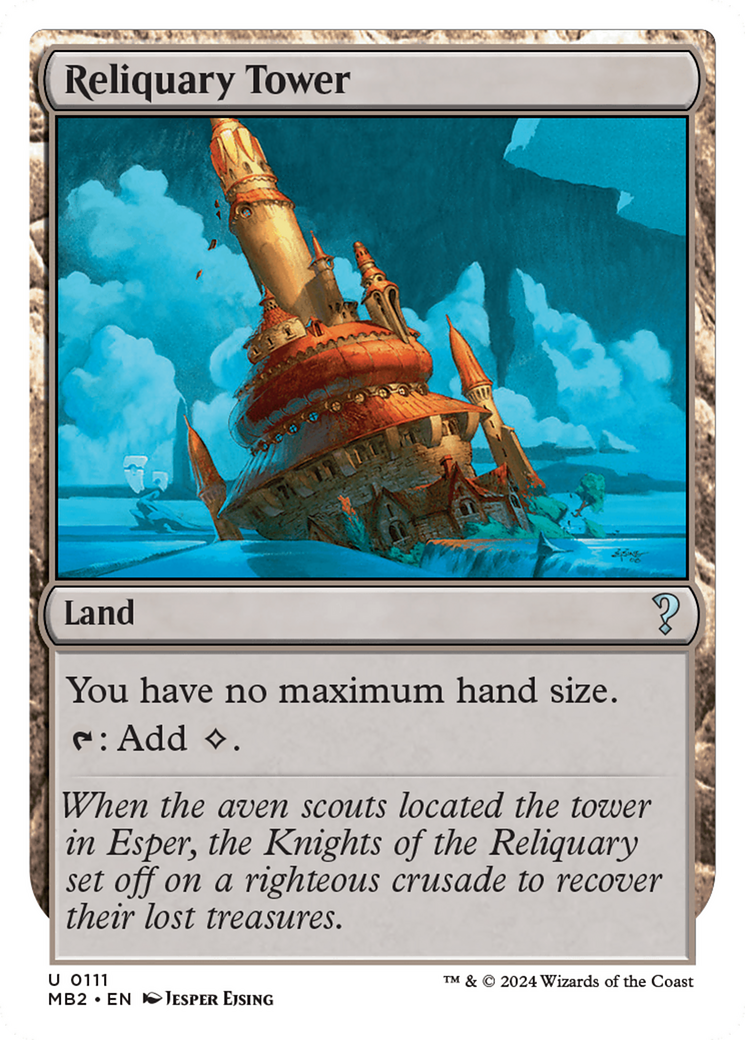 Reliquary Tower (White Border) [Mystery Booster 2] | Webway Games