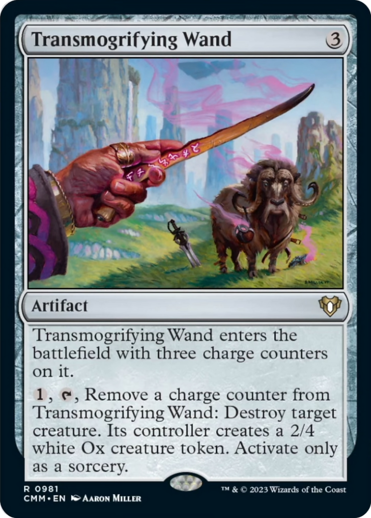 Transmogrifying Wand [Commander Masters] | Webway Games