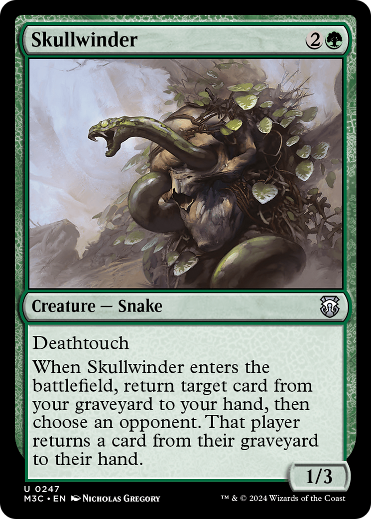 Skullwinder (Ripple Foil) [Modern Horizons 3 Commander] | Webway Games