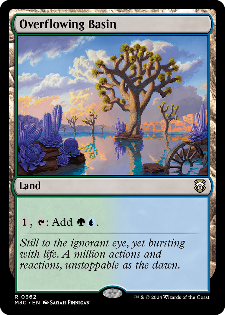 Overflowing Basin (Ripple Foil) [Modern Horizons 3 Commander] | Webway Games