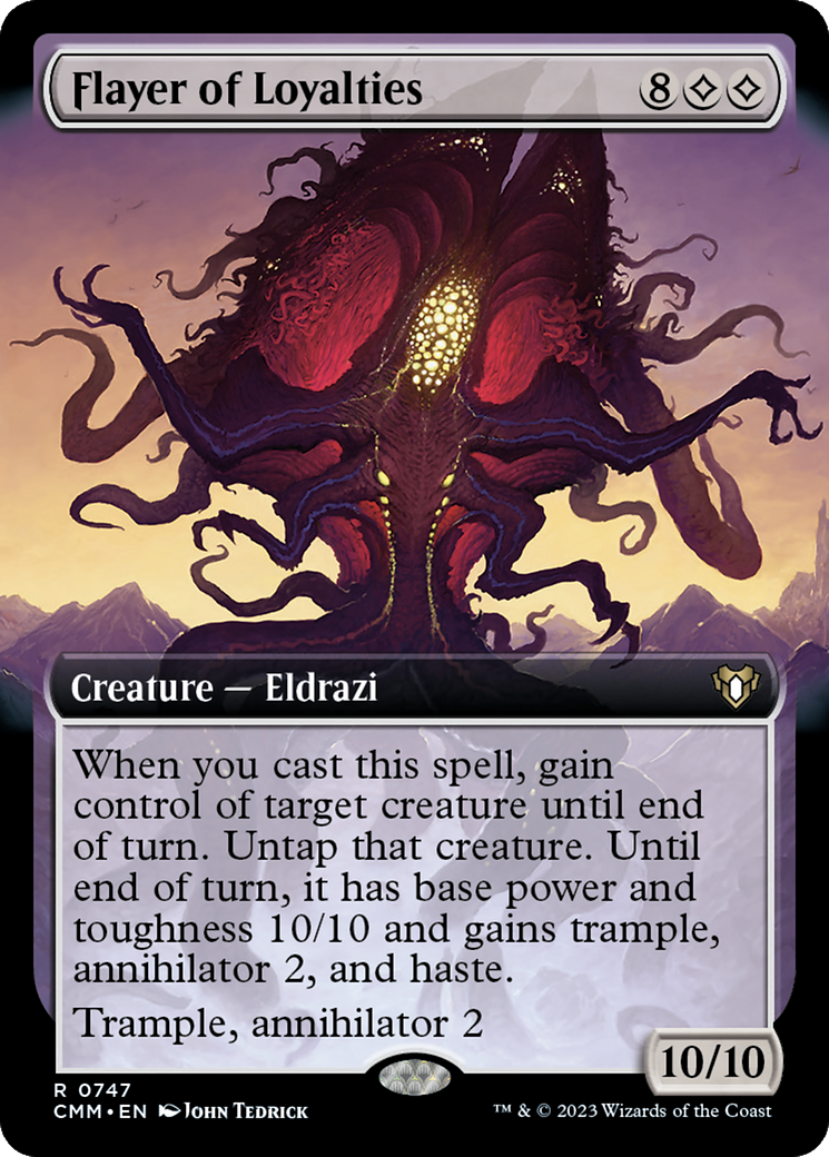 Flayer of Loyalties (Extended Art) [Commander Masters] | Webway Games