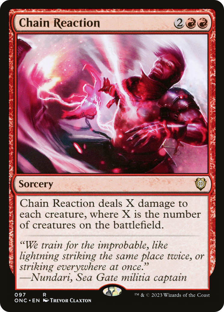Chain Reaction [Phyrexia: All Will Be One Commander] | Webway Games