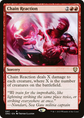 Chain Reaction [Phyrexia: All Will Be One Commander] | Webway Games