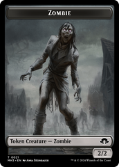 Zombie // Plant Double-Sided Token [Modern Horizons 3 Tokens] | Webway Games
