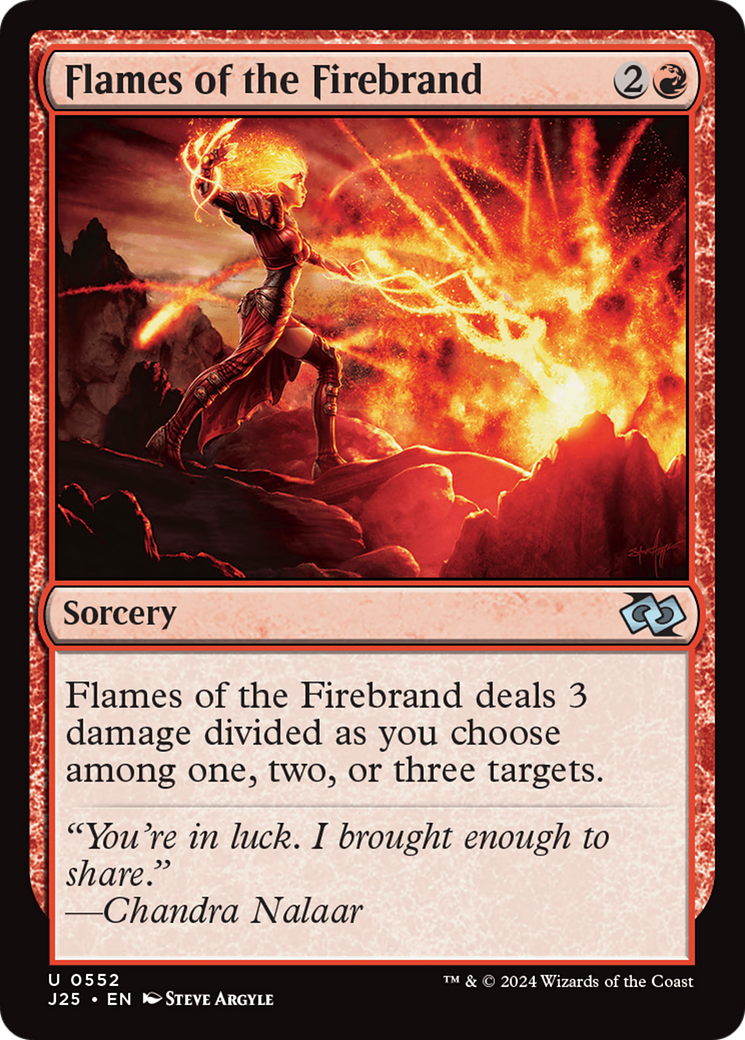 Flames of the Firebrand [Foundations Jumpstart] | Webway Games