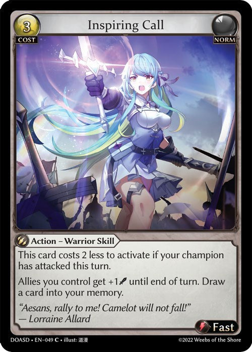 Inspiring Call (049) [Dawn of Ashes: Starter Decks] | Webway Games