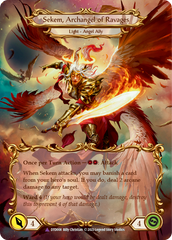 Figment of Ravages // Sekem, Archangel of Ravages (Marvel) [DTD008] (Dusk Till Dawn)  Cold Foil | Webway Games