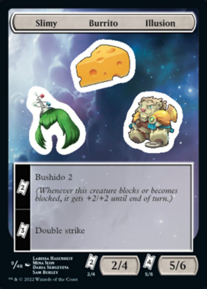 Slimy Burrito Illusion [Unfinity Stickers] | Webway Games