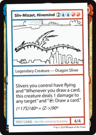 Sliv-Mizzet, Hivemind (2021 Edition) [Mystery Booster Playtest Cards] | Webway Games