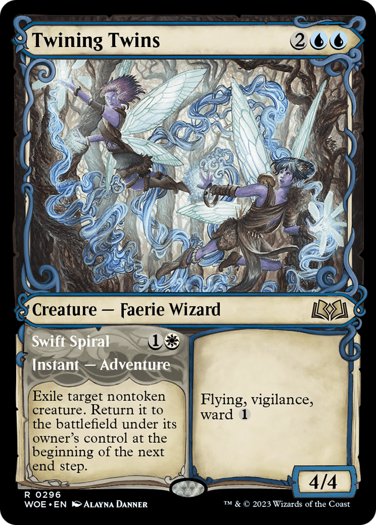 Twining Twins // Swift Spiral (Showcase) [Wilds of Eldraine] | Webway Games