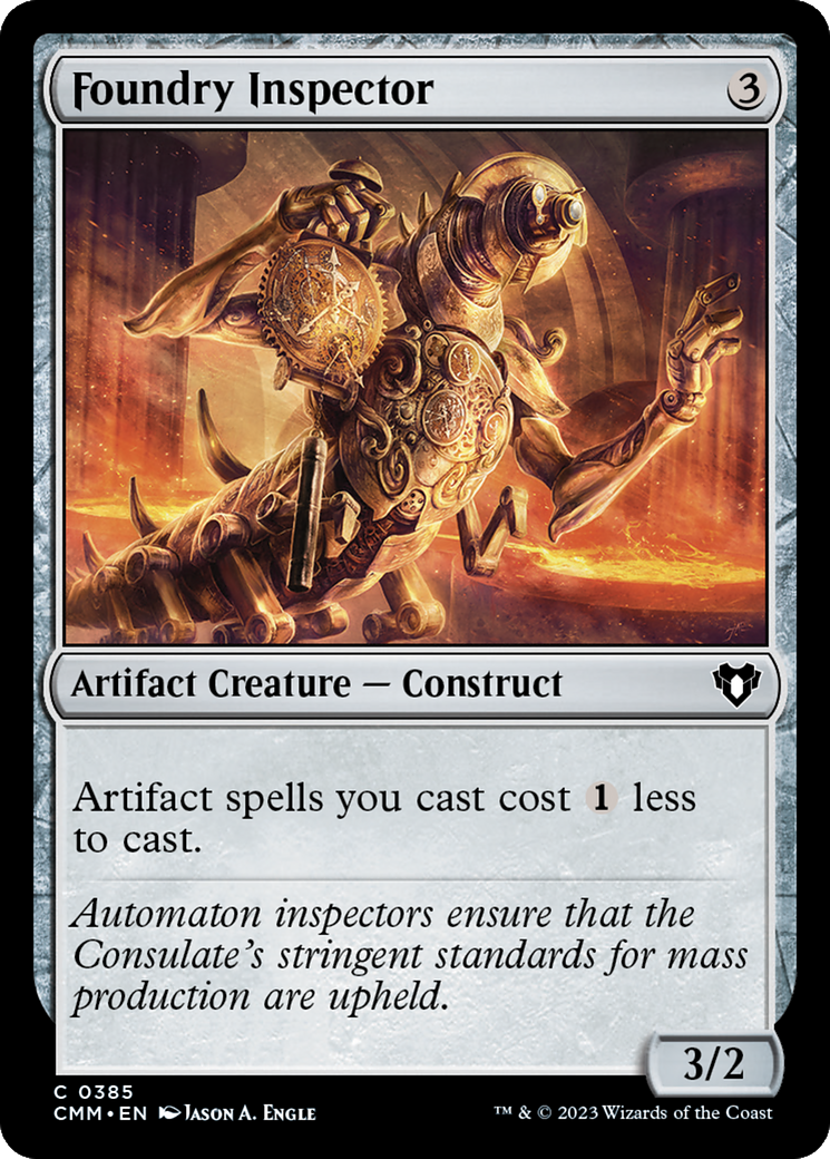 Foundry Inspector [Commander Masters] | Webway Games