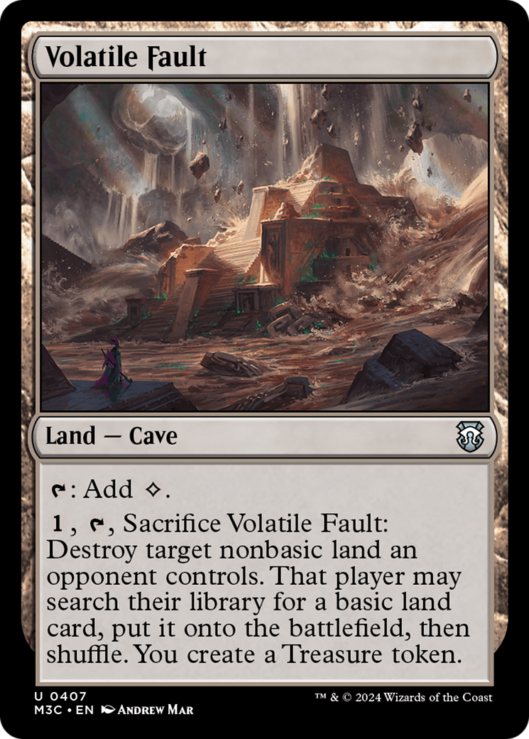 Volatile Fault (Ripple Foil) [Modern Horizons 3 Commander] | Webway Games