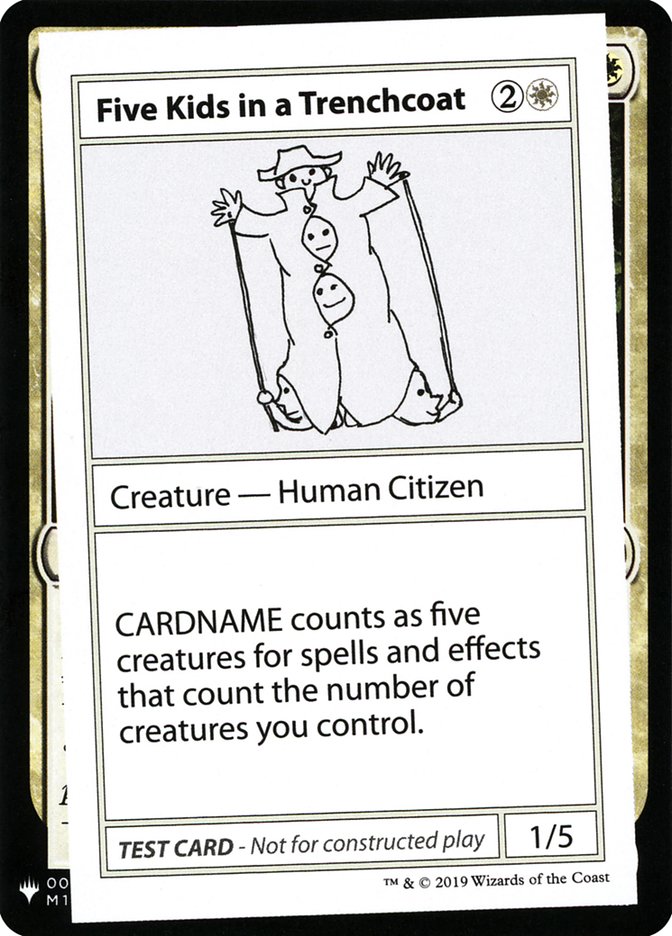 Five Kids in a Trenchcoat [Mystery Booster Playtest Cards] | Webway Games