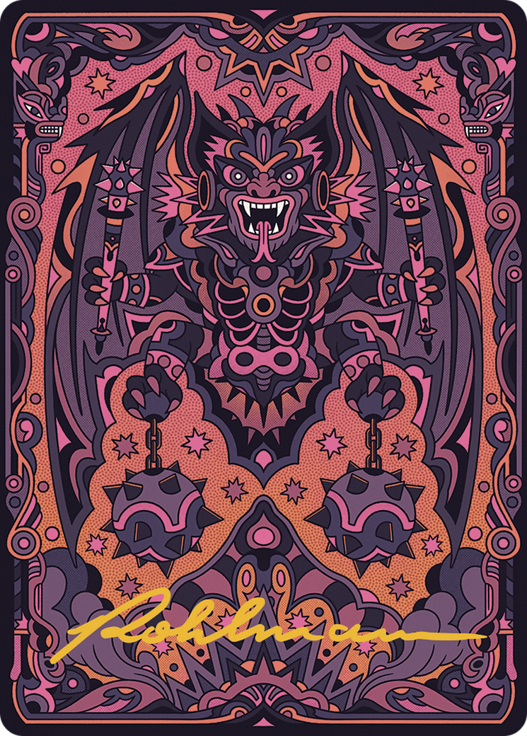 Bloodletter of Aclazotz Art Card (61/81) (Gold-Stamped Signature) [The Lost Caverns of Ixalan Art Series] | Webway Games