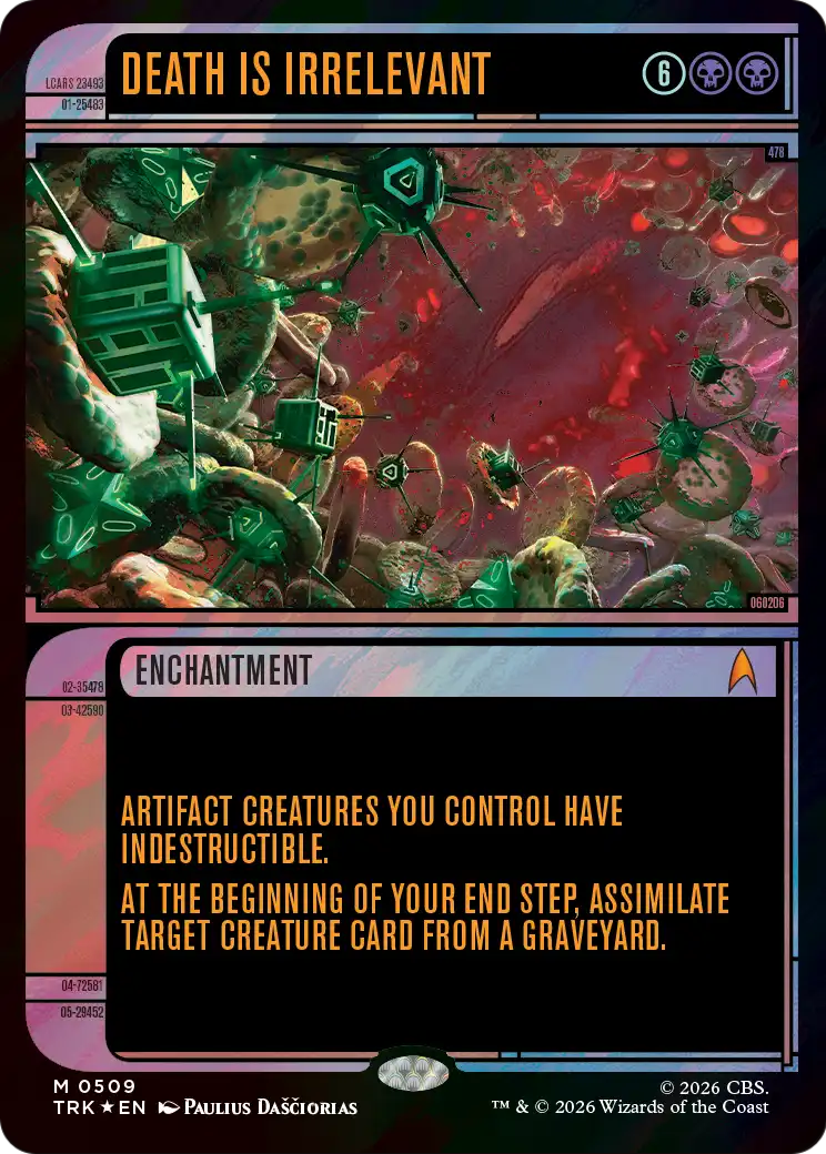 Death Is Irrelevant (Showcase) (Surge Foil) [Star Trek] | Webway Games