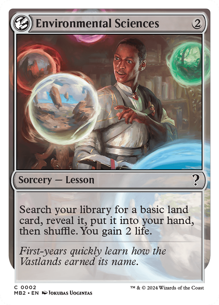 Environmental Sciences (White Border) [Mystery Booster 2] | Webway Games
