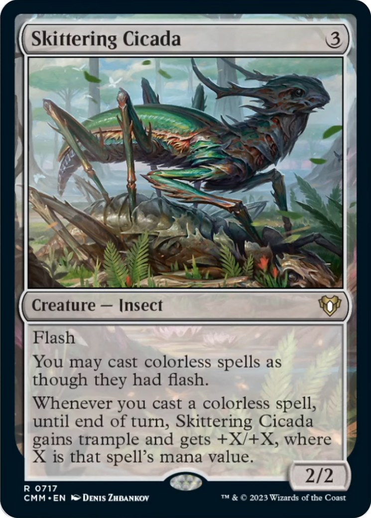 Skittering Cicada [Commander Masters] | Webway Games
