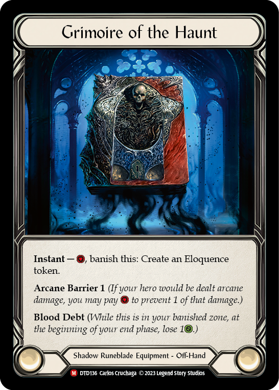 Grimoire of the Haunt [DTD136] (Dusk Till Dawn)  Cold Foil | Webway Games