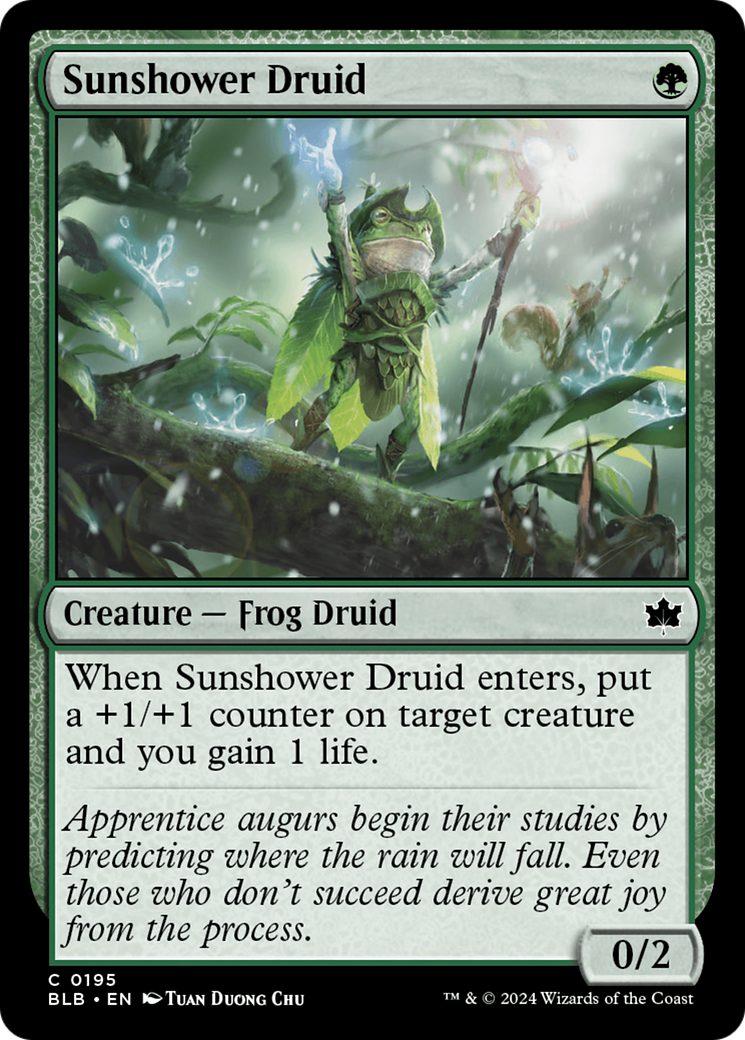 Sunshower Druid [Bloomburrow] | Webway Games