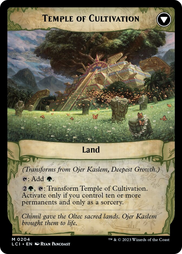 Ojer Kaslem, Deepest Growth // Temple of Cultivation [The Lost Caverns of Ixalan] | Webway Games