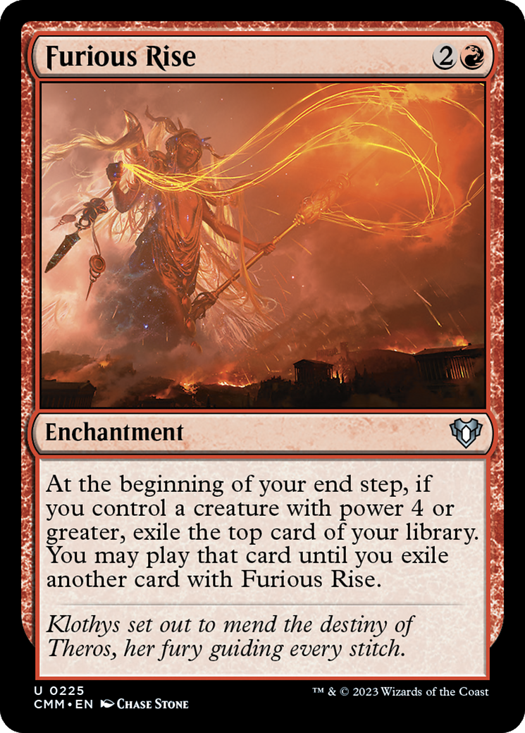Furious Rise [Commander Masters] | Webway Games