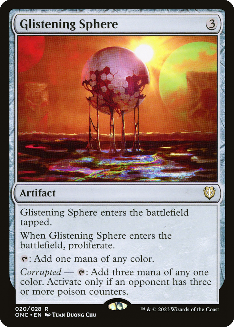 Glistening Sphere [Phyrexia: All Will Be One Commander] | Webway Games