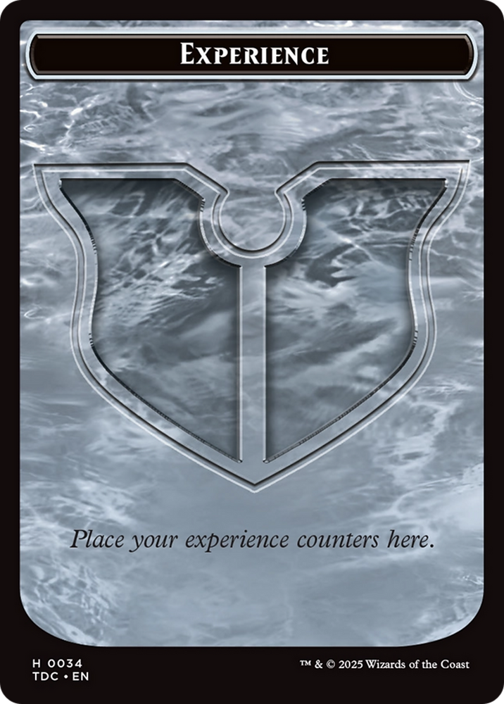 Experience // Treasure Double-Sided Token [Tarkir: Dragonstorm Commander Tokens]
