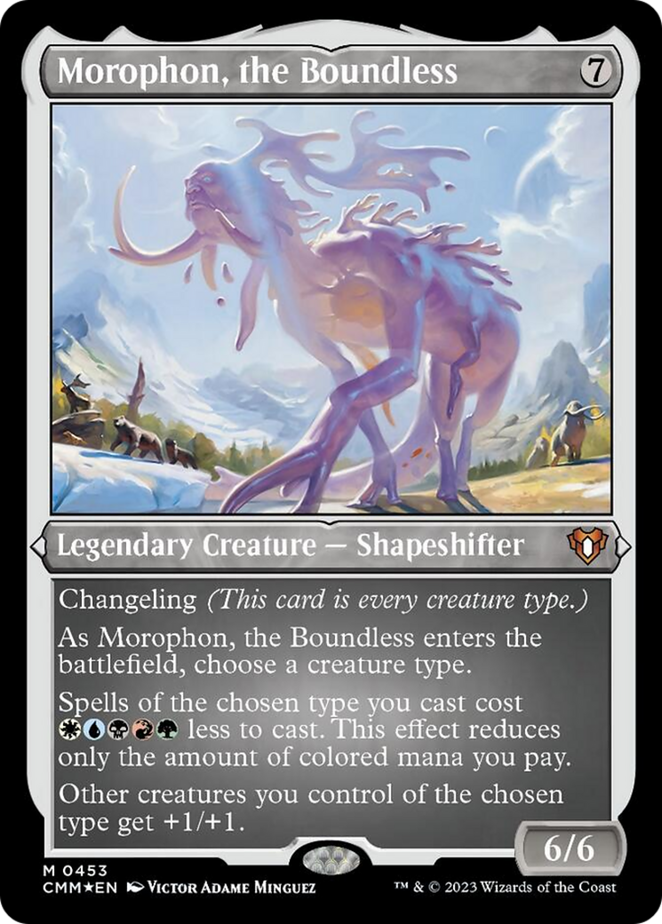 Morophon, the Boundless (Foil Etched) [Commander Masters] | Webway Games