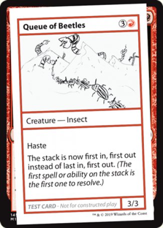 Queue of Beetles (2021 Edition) [Mystery Booster Playtest Cards] | Webway Games