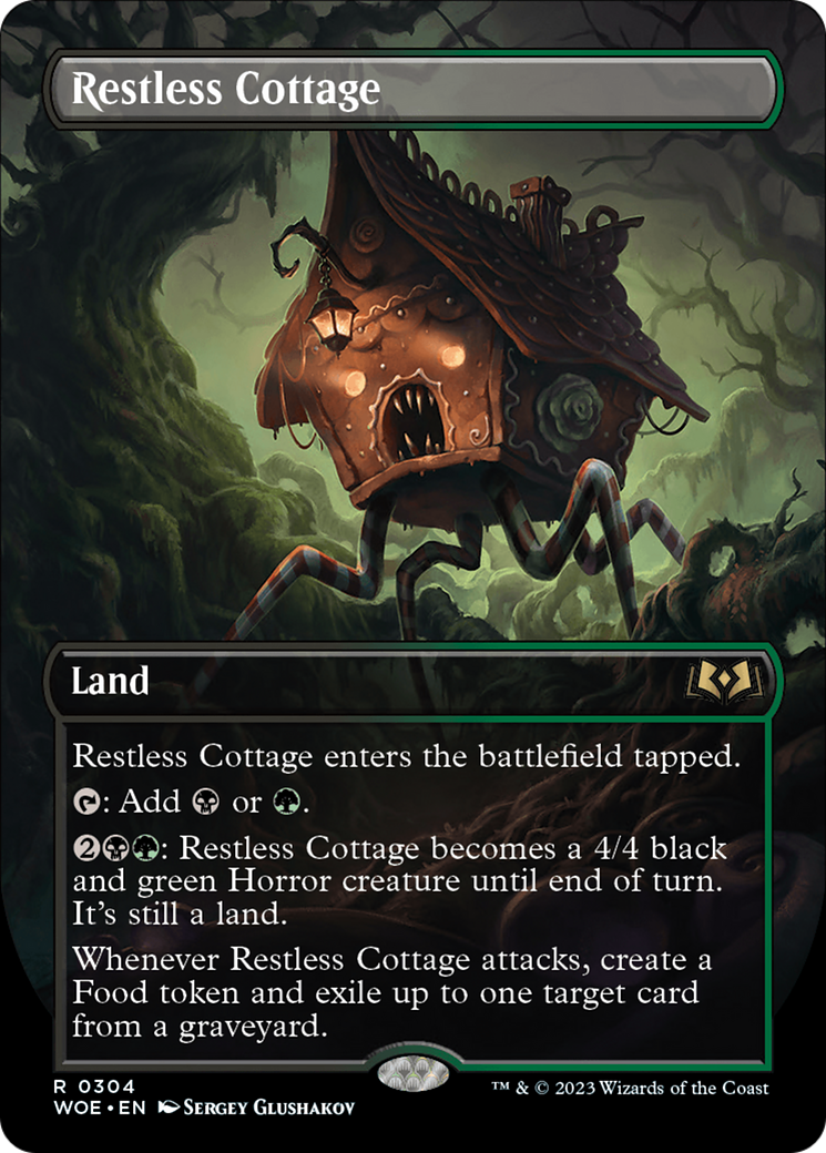 Restless Cottage (Borderless Alternate Art) [Wilds of Eldraine] | Webway Games
