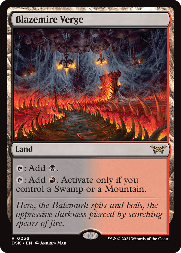 Blazemire Verge [Duskmourn: House of Horror] | Webway Games