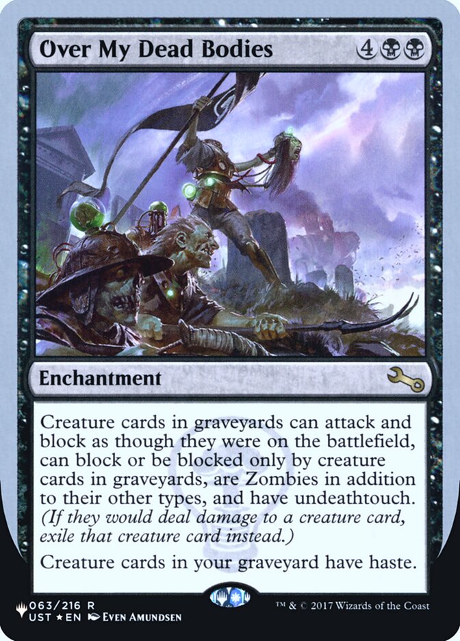 Over My Dead Bodies (Unfinity Foil Edition) [The List] | Webway Games