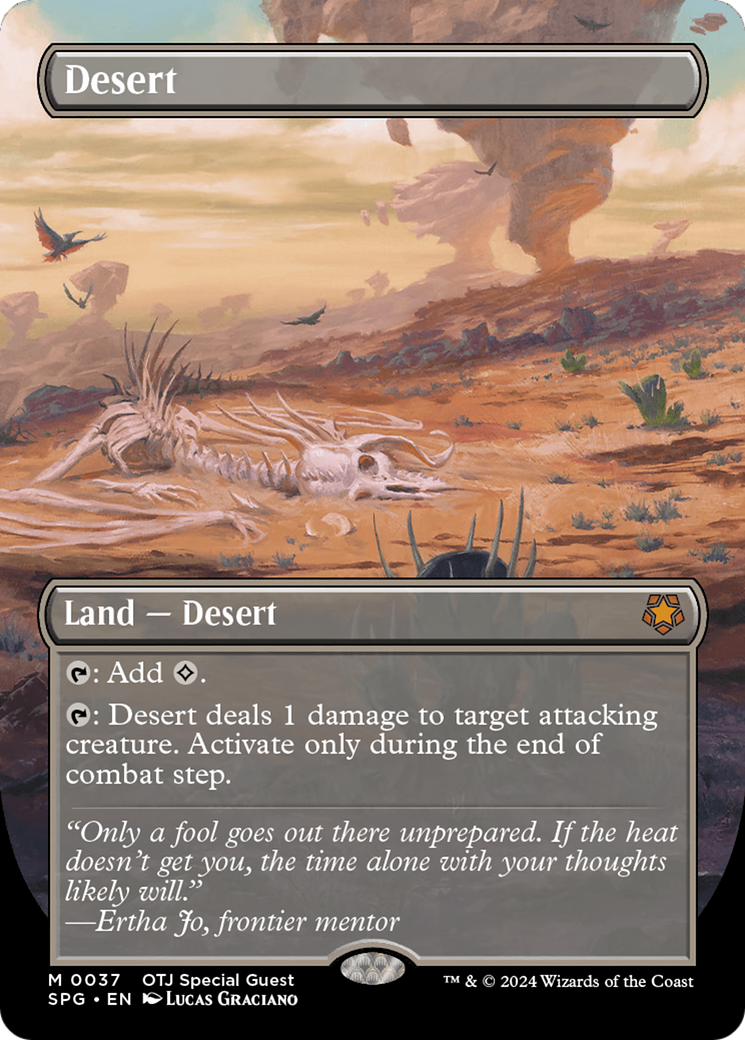 Desert (Borderless) [Outlaws of Thunder Junction Special Guests] | Webway Games