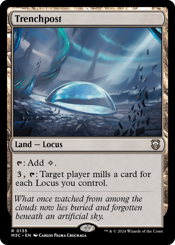 Trenchpost (Extended Art) [Modern Horizons 3 Commander] | Webway Games