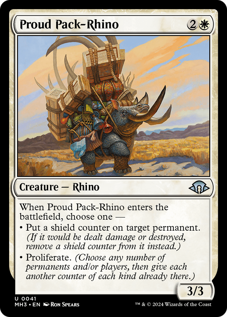 Proud Pack-Rhino [Modern Horizons 3] | Webway Games