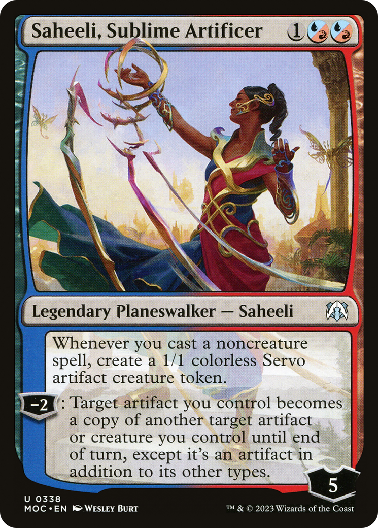 Saheeli, Sublime Artificer [March of the Machine Commander] | Webway Games