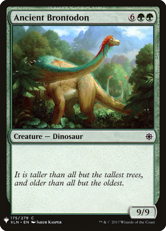 Ancient Brontodon [Mystery Booster] | Webway Games