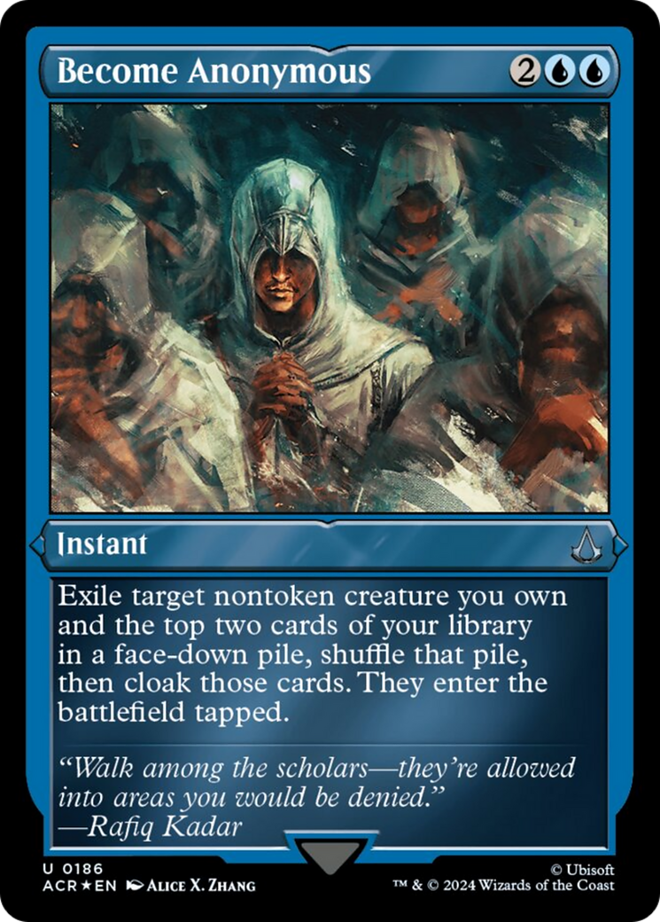 Become Anonymous (Foil Etched) [Assassin's Creed] | Webway Games