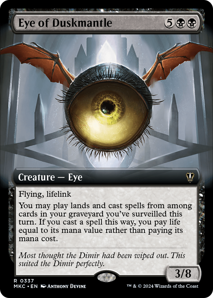 Eye of Duskmantle (Extended Art) [Murders at Karlov Manor Commander] | Webway Games