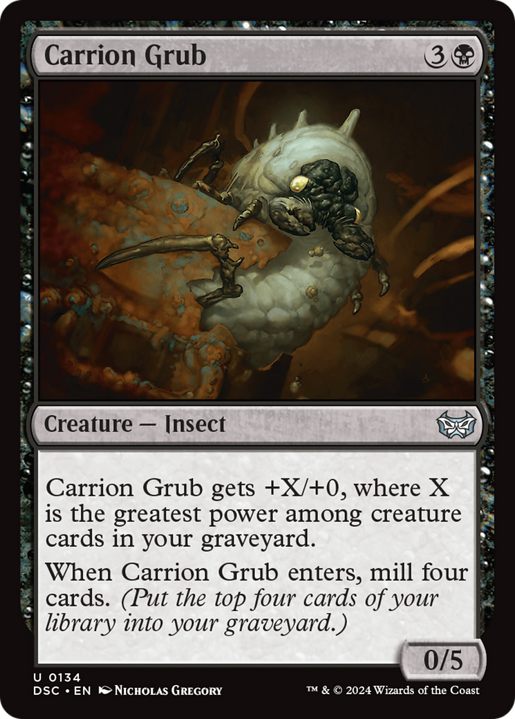 Carrion Grub [Duskmourn: House of Horror Commander] | Webway Games